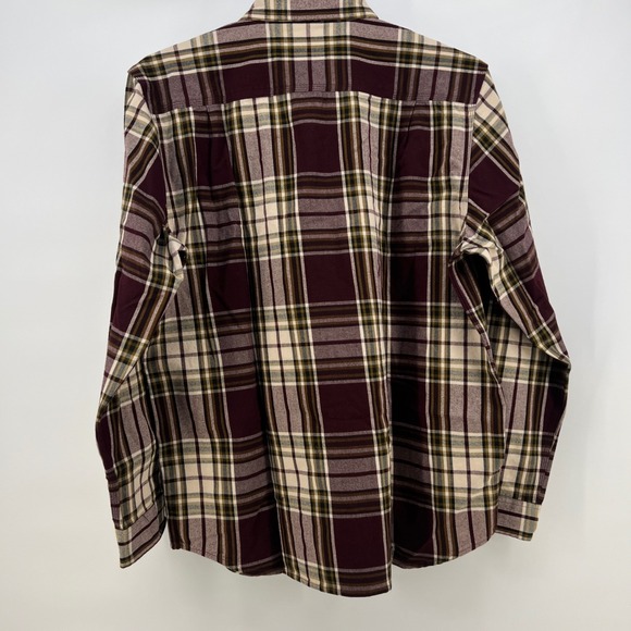 Carhartt TW4451-M Mens Large Loose Fit Heavyweight Flannel Long Sleeve Shirt New - Picture 2 of 9